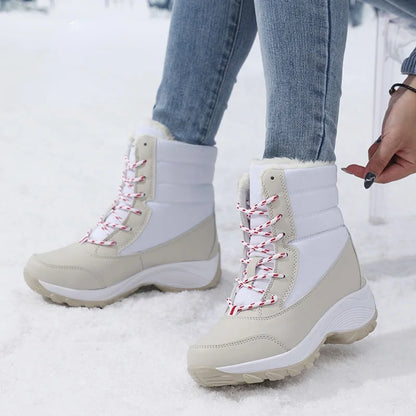 Women's Winter Chunky Platform Snow Boots – Waterproof & Non-Slip